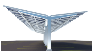 Sunrail Bifacial PV Carport